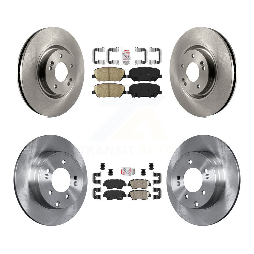 Front Rear Ceramic Pads And Disc Brake Rotors Kit For Kia Optima 2.0L K8A-102862