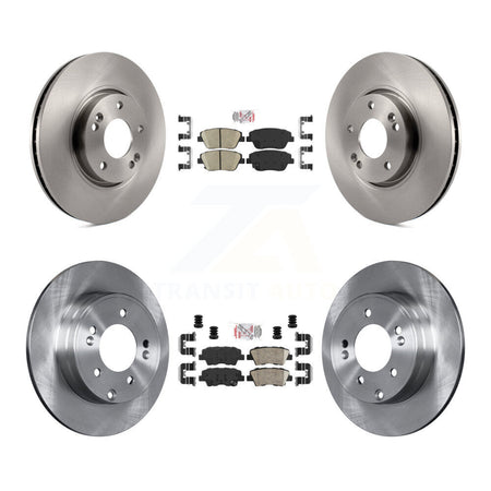 Front Rear Ceramic Pads And Disc Brake Rotors Kit For Hyundai Sonata Kia Optima K8A-102866