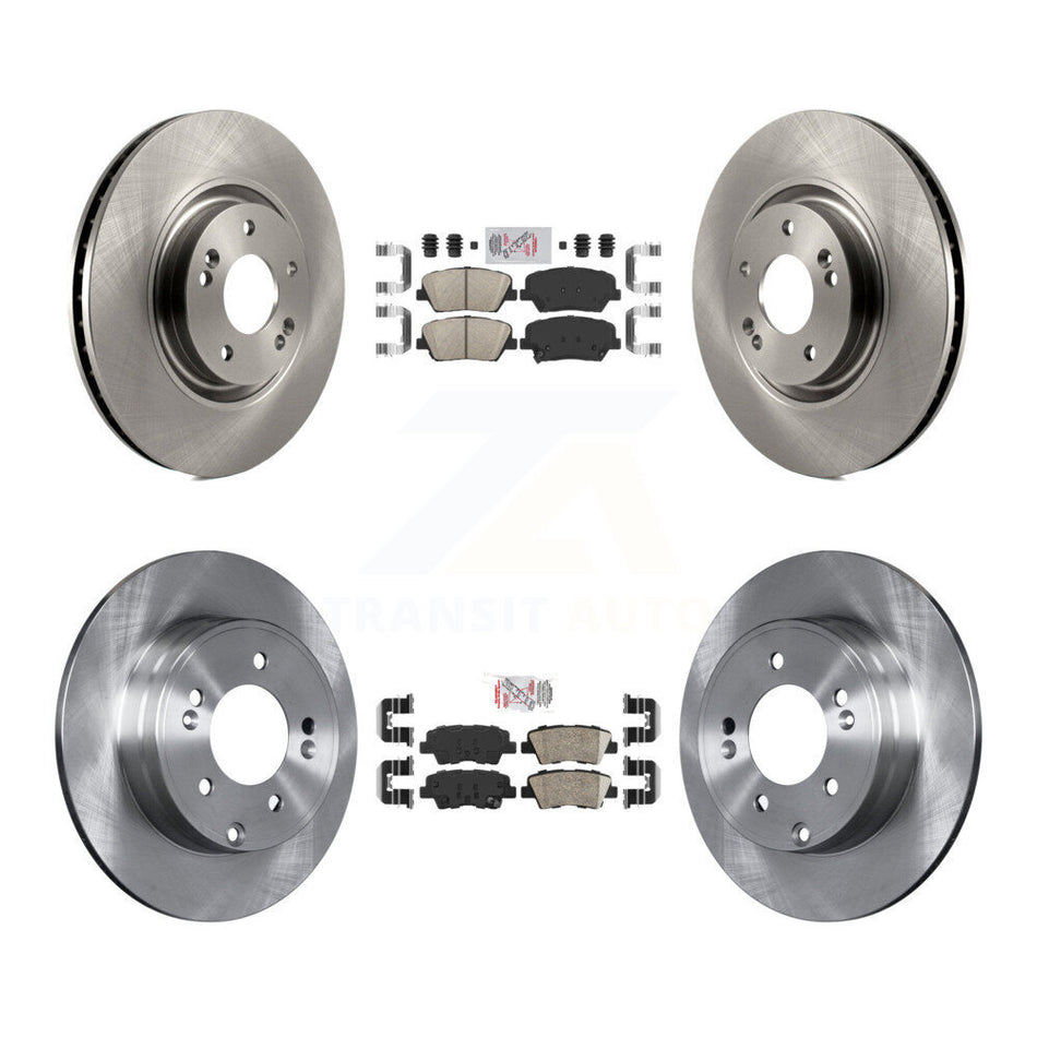Front Rear Ceramic Pads And Disc Brake Rotors Kit For Hyundai Azera K8A-102867