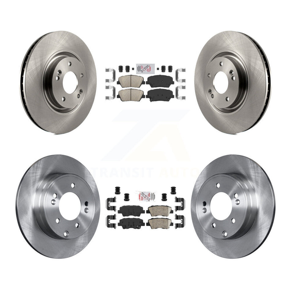 Front Rear Ceramic Pads And Disc Brake Rotors Kit For Hyundai Azera K8A-102868