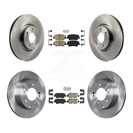 Front Rear Ceramic Pads And Disc Brake Rotors Kit For Hyundai Azera K8A-102869
