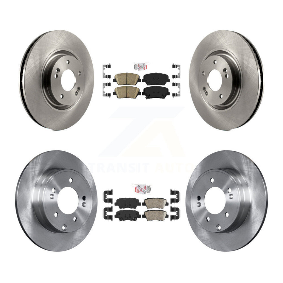 Front Rear Ceramic Pads And Disc Brake Rotors Kit For Hyundai Azera K8A-102869
