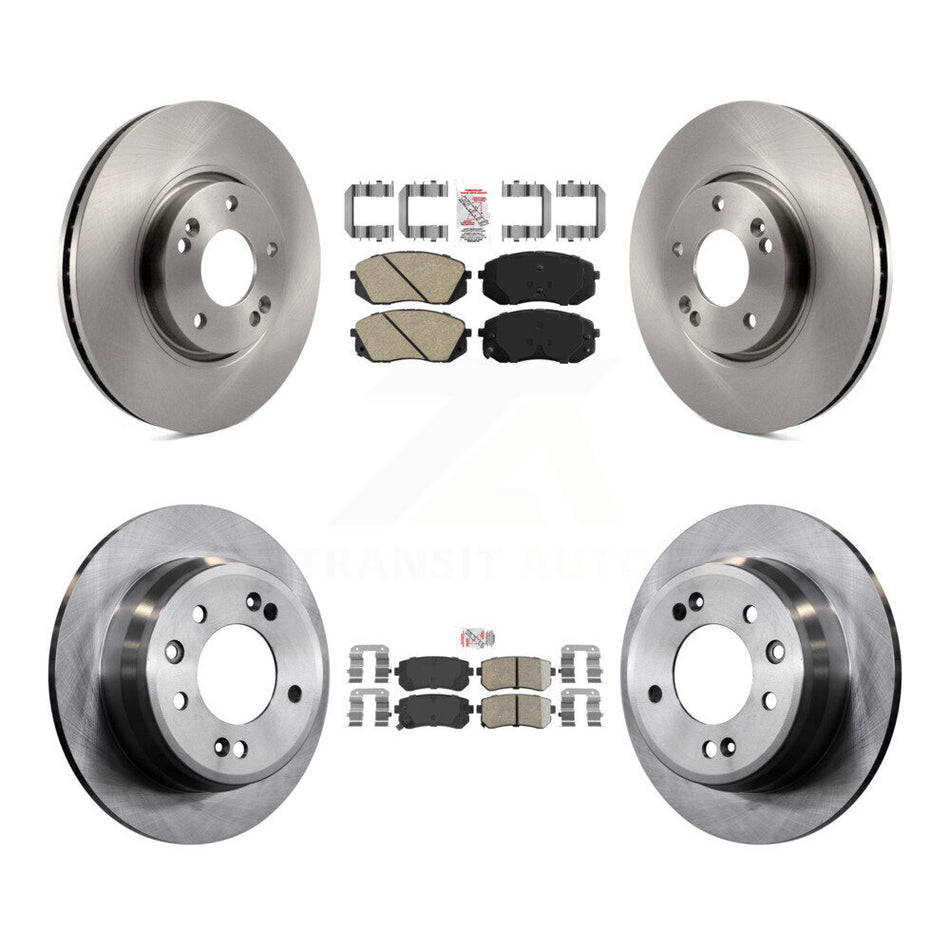 Front Rear Ceramic Pads And Disc Brake Rotors Kit For Hyundai Tucson Kia Sportage K8A-102875