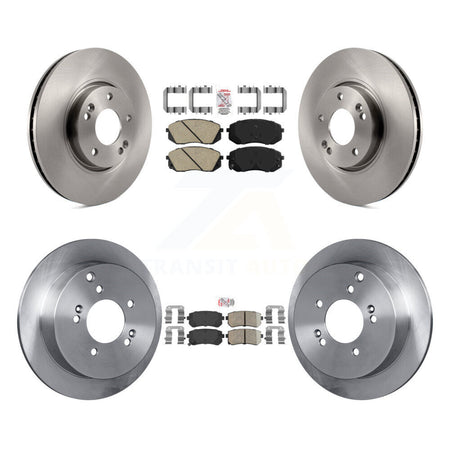 Front Rear Ceramic Pads And Disc Brake Rotors Kit For Hyundai Tucson Kia Sportage K8A-102877