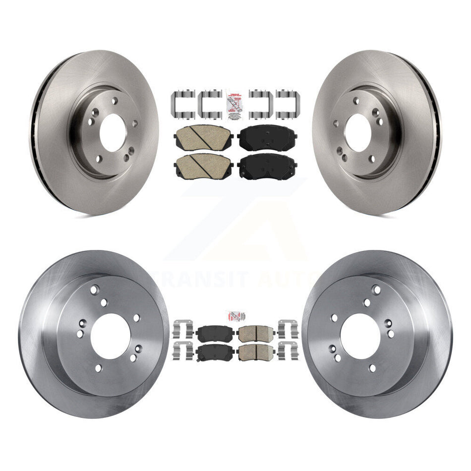 Front Rear Ceramic Pads And Disc Brake Rotors Kit For Hyundai Tucson Kia Sportage K8A-102877