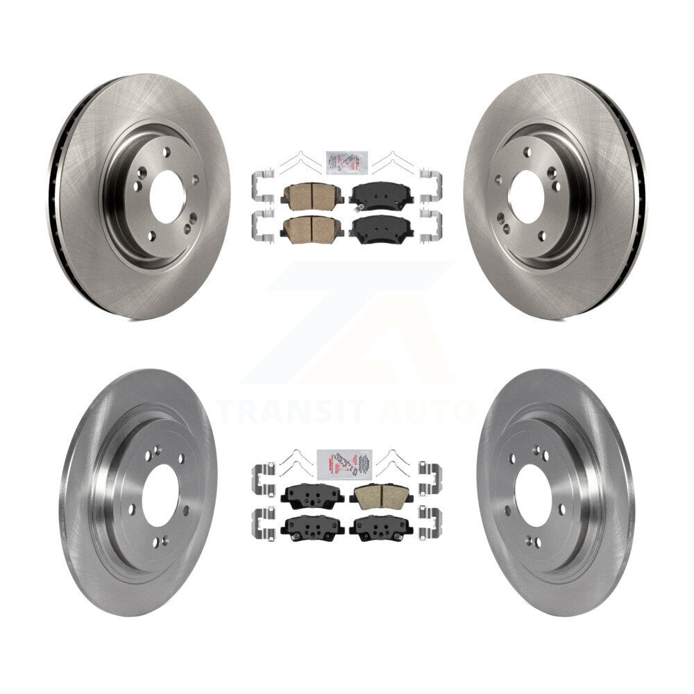 Front Rear Ceramic Pads And Disc Brake Rotors Kit For 2019-2020 Hyundai Nexo K8A-102885