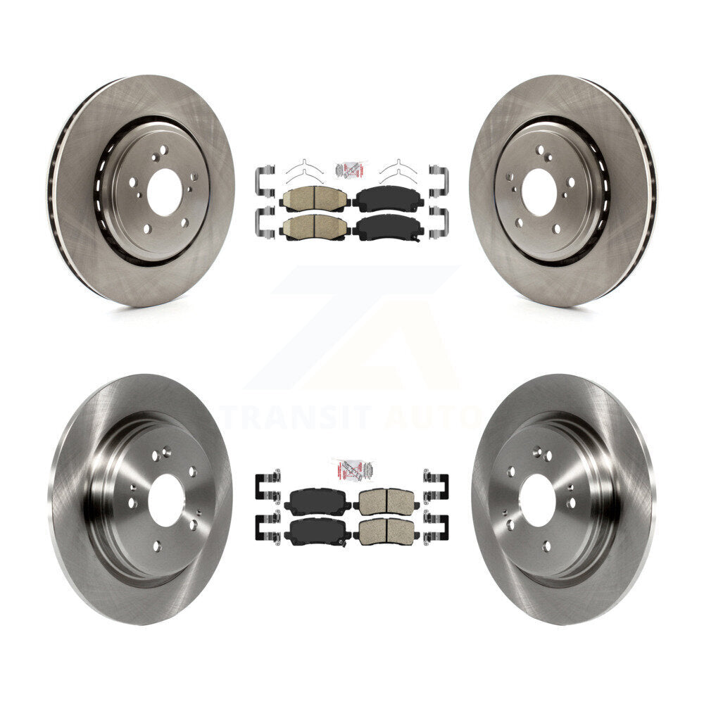 Front Rear Ceramic Pads And Disc Brake Rotors Kit For 2015-2020 Acura TLX K8A-102916