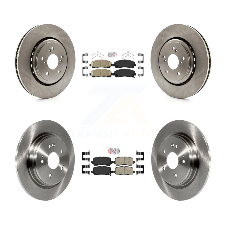 Front Rear Ceramic Pads And Disc Brake Rotors Kit For 2015-2020 Acura TLX K8A-102916