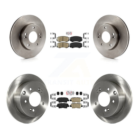 Front Rear Ceramic Pads And Disc Brake Rotors Kit For 2010-2011 Kia Soul 1.6L K8A-102921