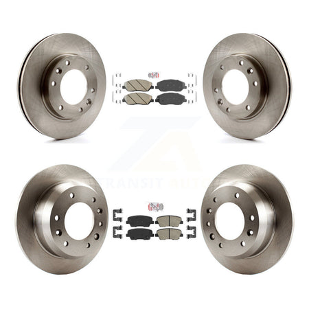 Front Rear Ceramic Pads And Disc Brake Rotors Kit For Kia Sedona Hyundai Entourage K8A-102928
