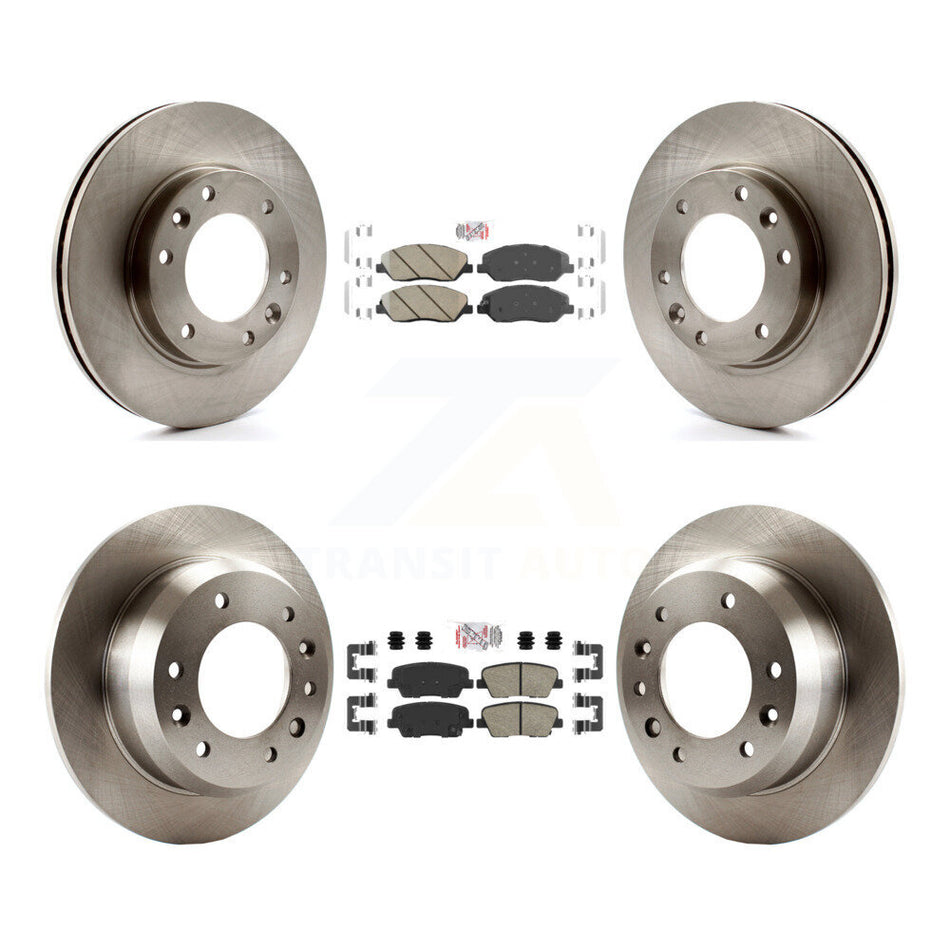 Front Rear Ceramic Pads And Disc Brake Rotors Kit For Kia Sedona Hyundai Entourage K8A-102929