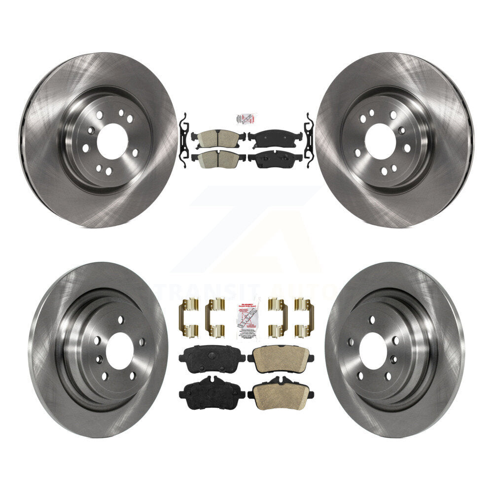 Front Rear Ceramic Pad Disc Brake Rotors Kit For Mercedes-Benz ML350 GLE350 ML250 GLE300d K8A-102938