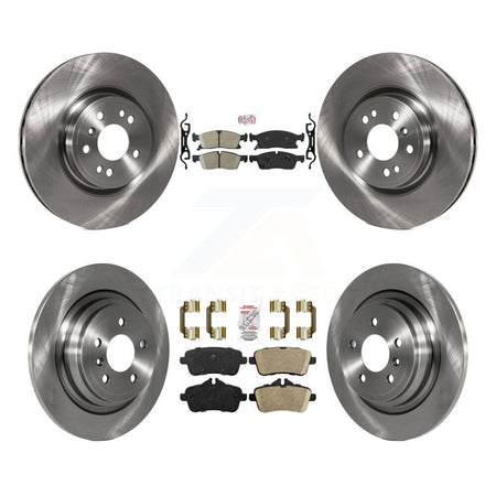 Front Rear Ceramic Pad Disc Brake Rotors Kit For Mercedes-Benz ML350 GLE350 ML250 GLE300d K8A-102938