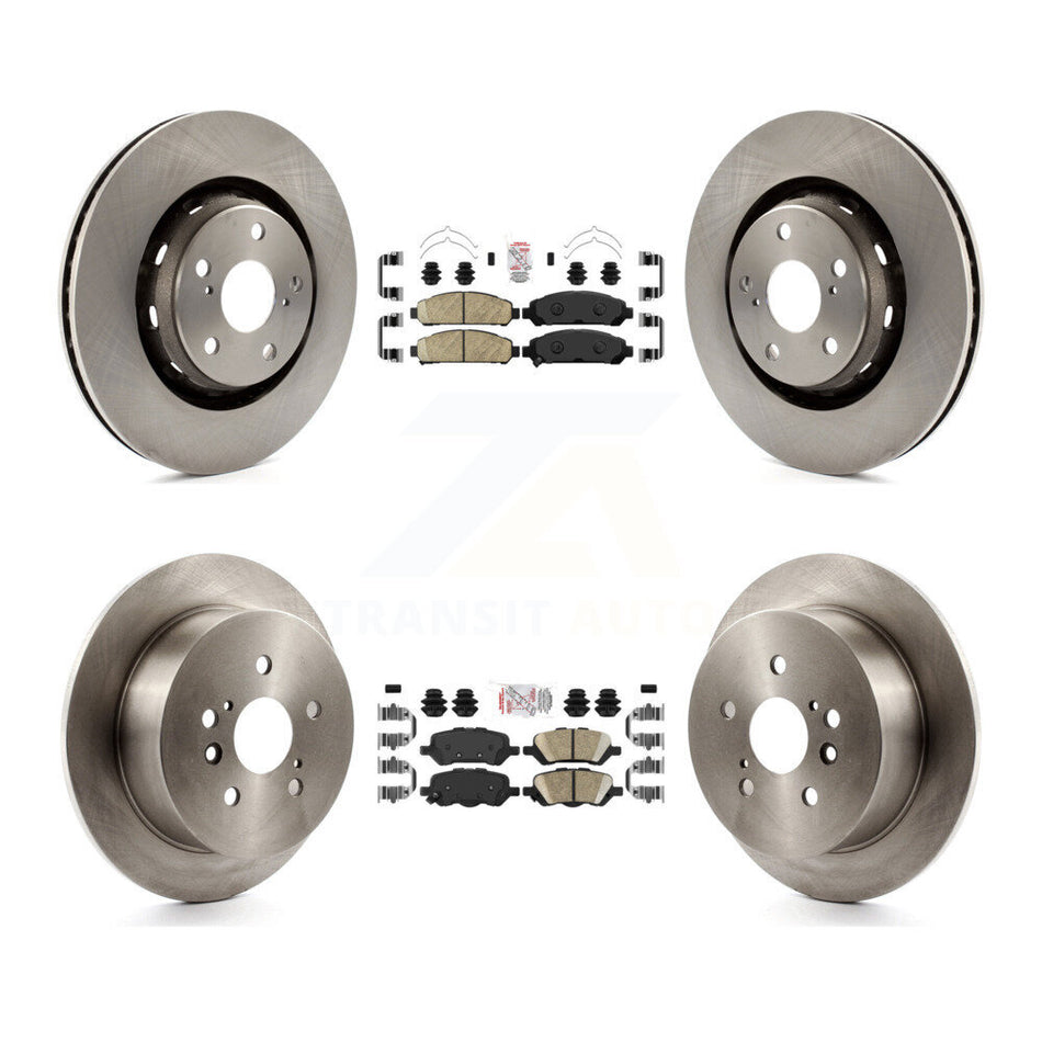 Front Rear Ceramic Pads And Disc Brake Rotors Kit For 2009-2016 Toyota Venza K8A-102949