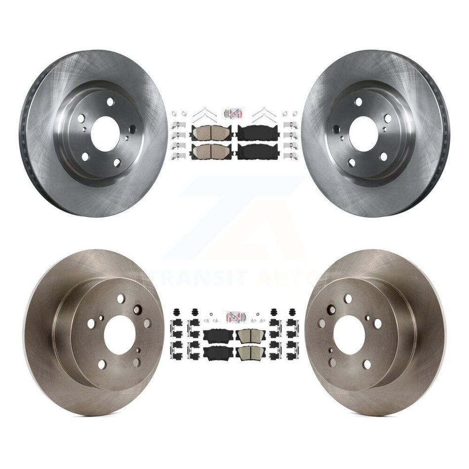 Front Rear Ceramic Pads And Disc Brake Rotors Kit For Toyota Camry Lexus ES350 Avalon K8A-102952