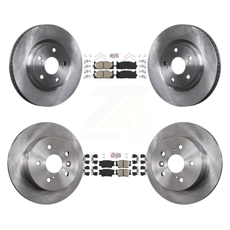 Front Rear Ceramic Pad & Disc Brake Rotors Kit For Toyota Camry Lexus ES350 Avalon ES300h K8A-102957