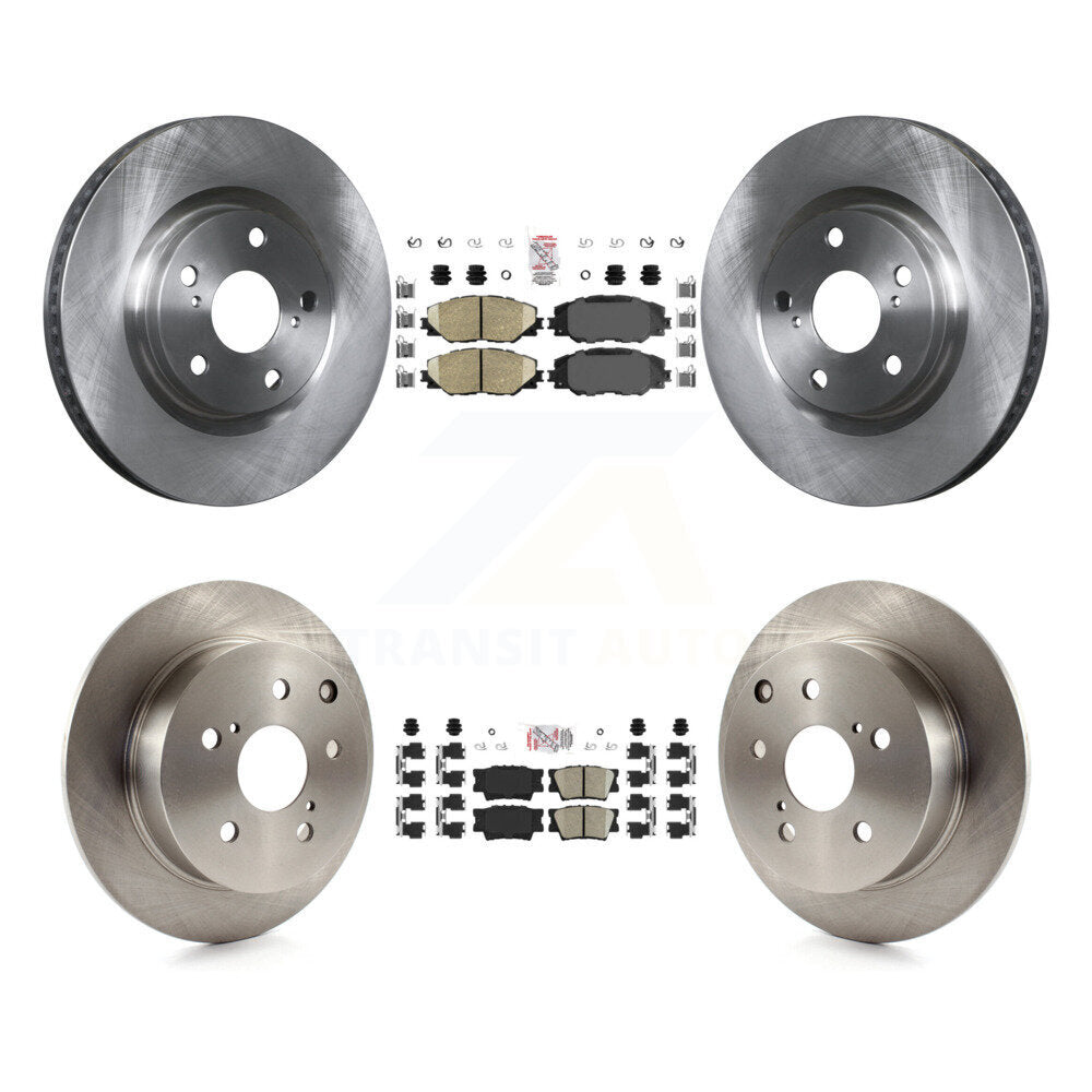 Front Rear Ceramic Pads And Disc Brake Rotors Kit For Toyota Matrix Pontiac Vibe K8A-102966