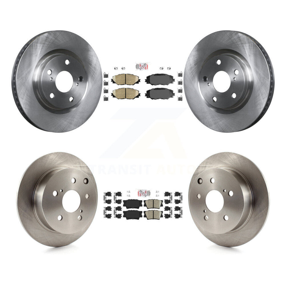 Front Rear Ceramic Pads And Disc Brake Rotors Kit For Toyota Matrix Pontiac Vibe K8A-102971