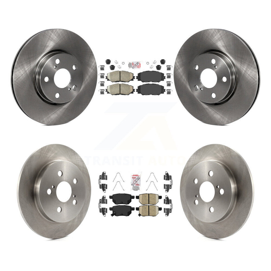 Front Rear Ceramic Pads And Disc Brake Rotors Kit For Toyota Corolla Matrix Pontiac Vibe K8A-102973