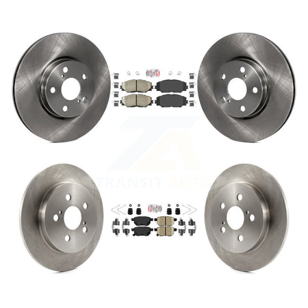 Front Rear Ceramic Pads And Disc Brake Rotors Kit For Toyota Corolla Matrix Pontiac Vibe K8A-102974