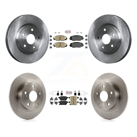 Front Rear Ceramic Pads And Disc Brake Rotors Kit For 2011-2016 Scion tC K8A-102976