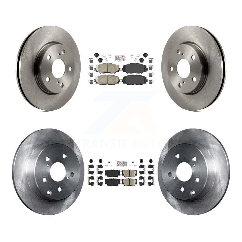Front Rear Ceramic Pads And Disc Brake Rotors Kit For Toyota RAV4 Lexus HS250h K8A-102977