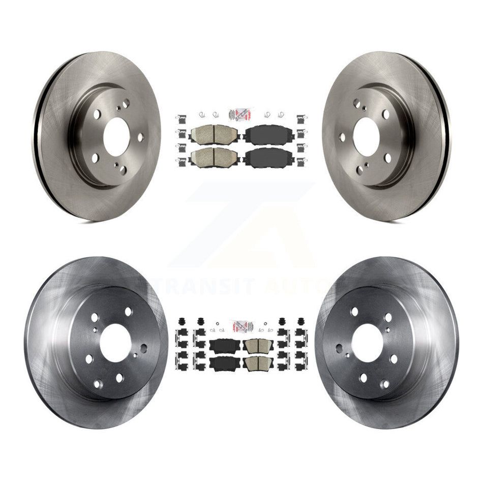 Front Rear Ceramic Pads And Disc Brake Rotors Kit For Toyota RAV4 Lexus HS250h K8A-102979