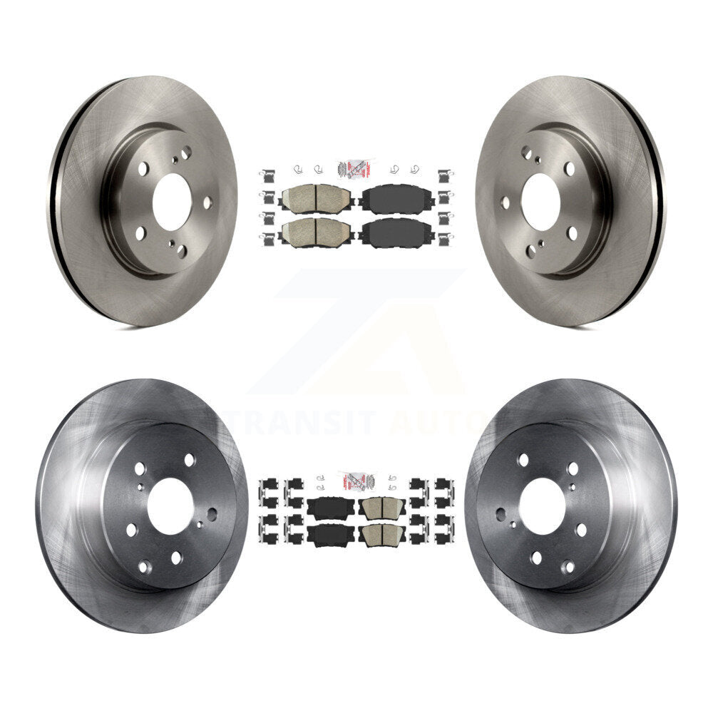 Front Rear Ceramic Pads And Disc Brake Rotors Kit For Toyota RAV4 Lexus HS250h K8A-102980