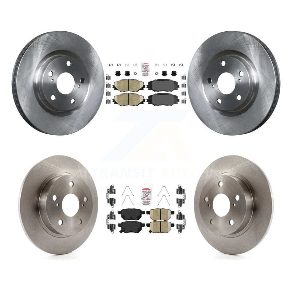 Front Rear Ceramic Pads And Disc Brake Rotors Kit For 2011-2016 Scion tC K8A-102982