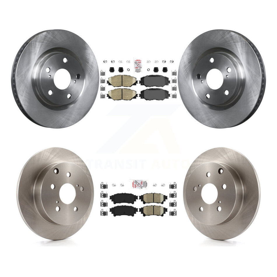 Front Rear Ceramic Pads And Disc Brake Rotors Kit For 2016-2020 Toyota Mirai K8A-102983