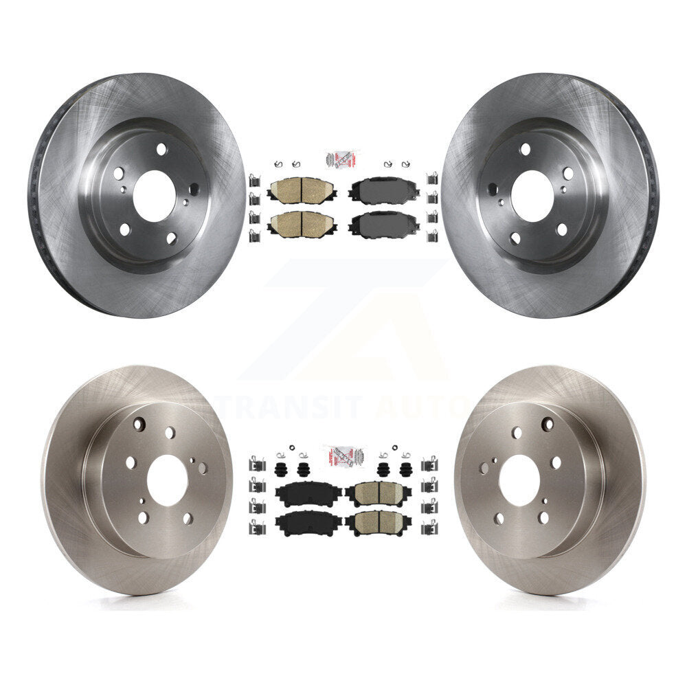 Front Rear Ceramic Pads And Disc Brake Rotors Kit For 2016-2020 Toyota Mirai K8A-102986