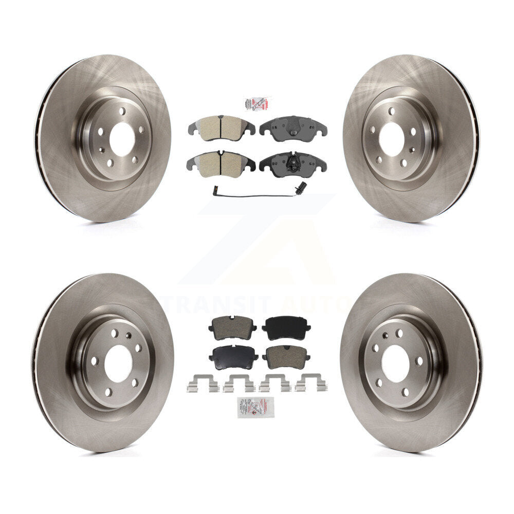 Front Rear Semi-Metallic Pads And Disc Brake Rotors Kit For Audi A6 Quattro A7 K8A-102988