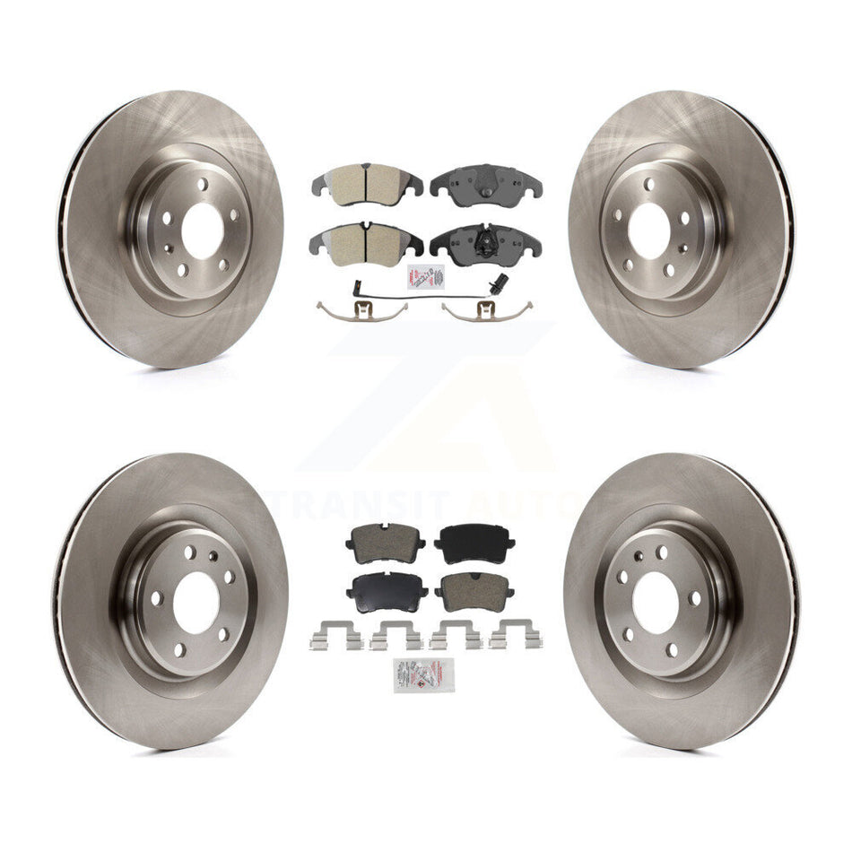Front Rear Semi-Metallic Pads And Disc Brake Rotors Kit For Audi A6 Quattro A7 K8A-102988