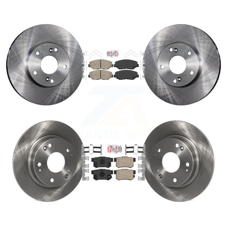 Front Rear Ceramic Pads And Disc Brake Rotors Kit For 2014-2015 Acura ILX 2.0L K8A-103037
