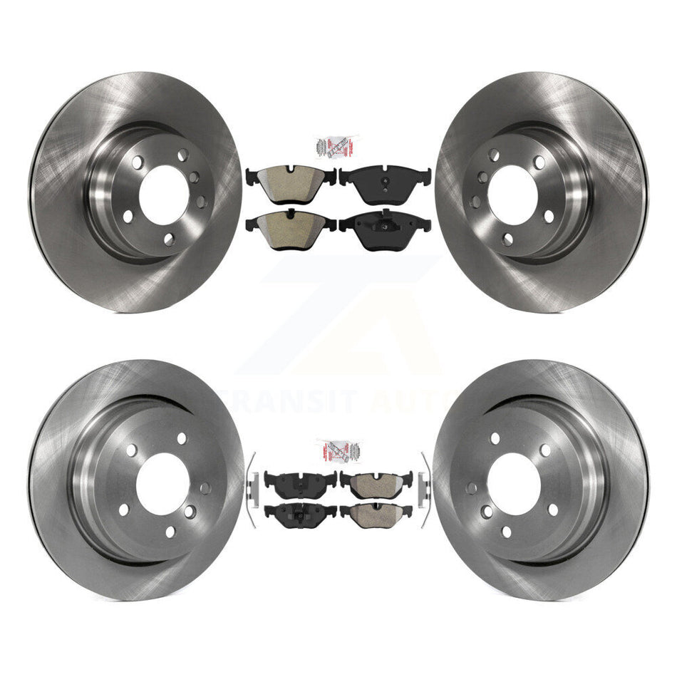 Front Rear Semi-Metallic Pad Brake Rotor Kit For BMW 328i With 330mm Diameter K8A-103078