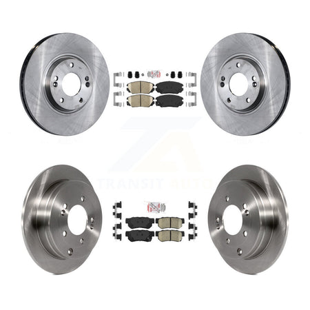 Front Rear Ceramic Pads And Disc Brake Rotors Kit For Hyundai Azera K8A-103098