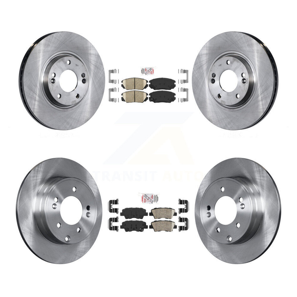 Front Rear Ceramic Pads And Disc Brake Rotors Kit For Hyundai Azera K8A-103103