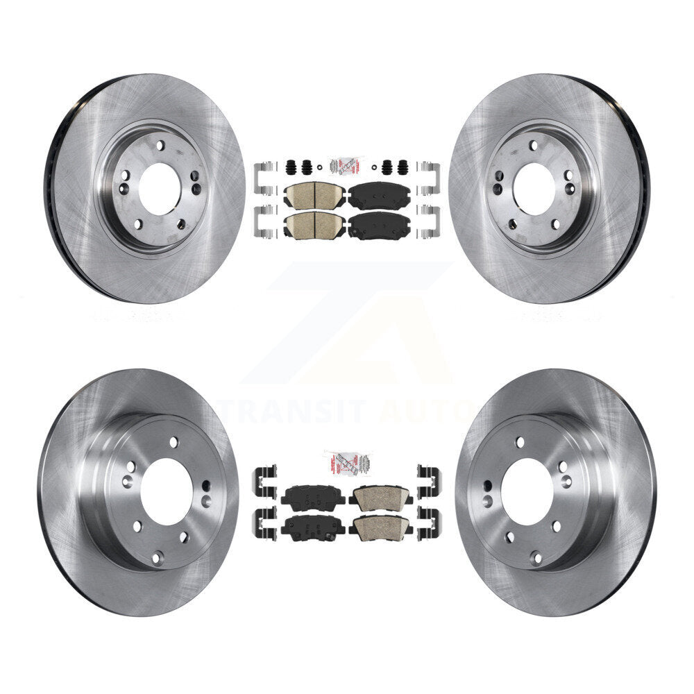 Front Rear Ceramic Pads And Disc Brake Rotors Kit For Hyundai Azera K8A-103105