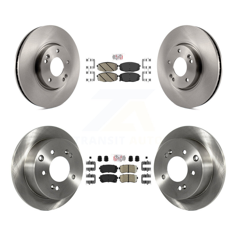 Front Rear Ceramic Pads And Disc Brake Rotors Kit For Kia Forte Koup Forte5 K8A-103115