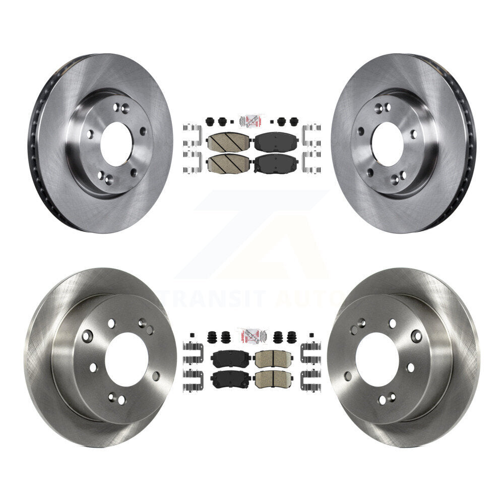Front Rear Ceramic Pads And Disc Brake Rotors Kit For Kia Forte Koup Forte5 K8A-103117