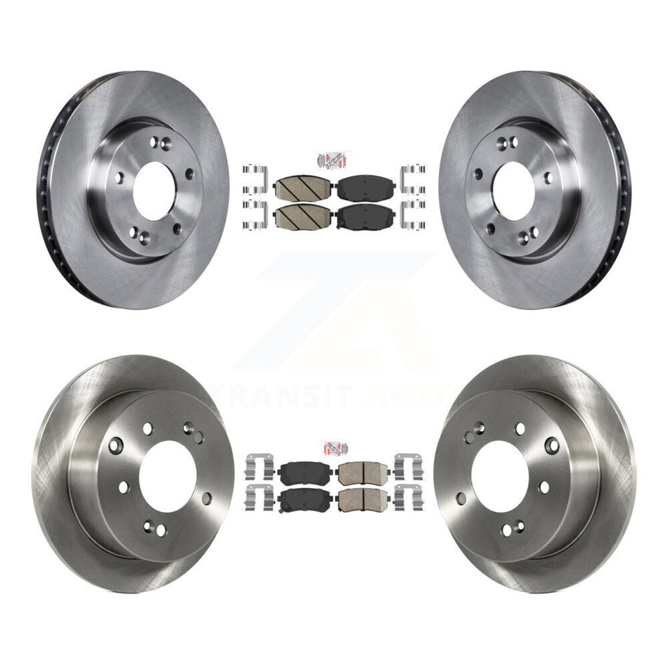 Front Rear Ceramic Pads And Disc Brake Rotors Kit For Kia Forte Koup Forte5 K8A-103118