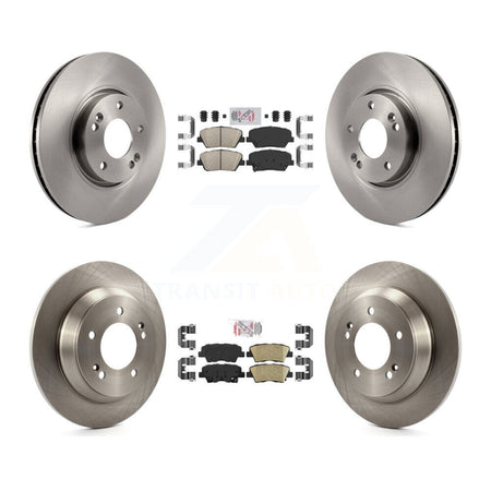 Front Rear Ceramic Pads And Disc Brake Rotors Kit For Kia Rondo K8A-103120