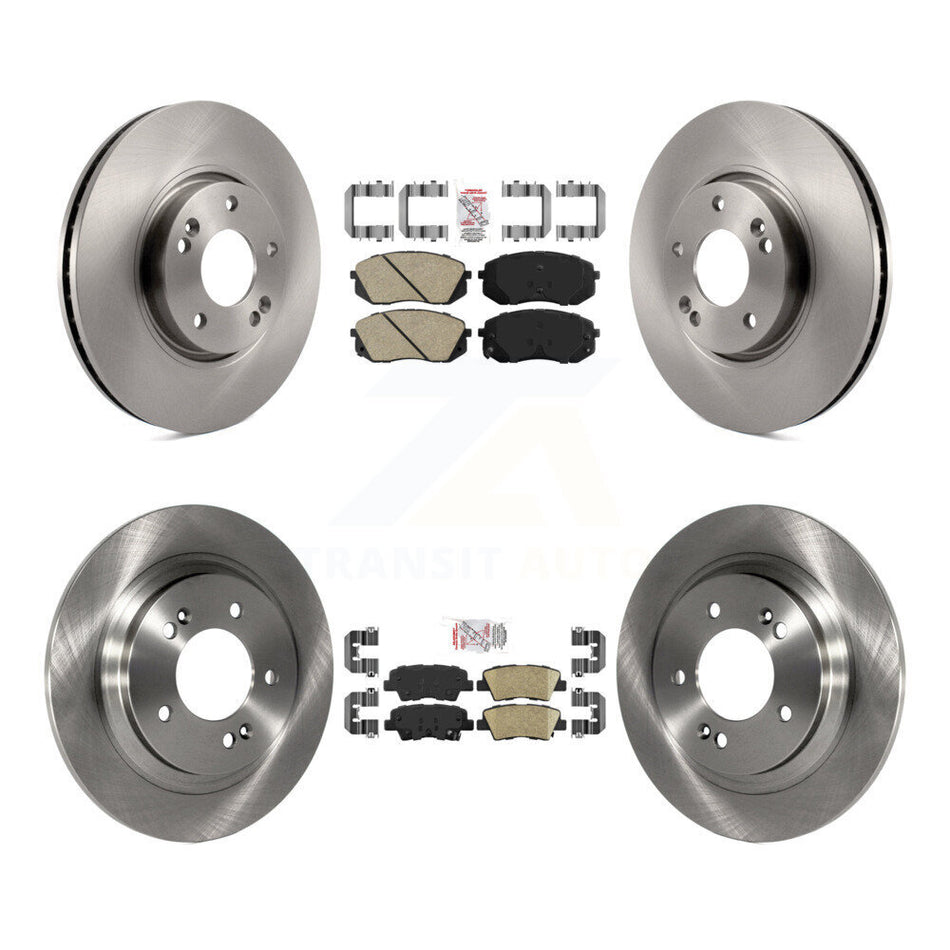 Front Rear Ceramic Pad Disc Brake Rotor Kit For 2016 Kia Soul EV From Chassis VIN #160921 K8A-103124