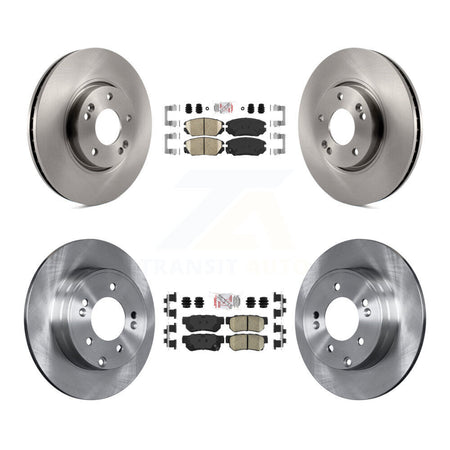 Front Rear Ceramic Pads And Disc Brake Rotors Kit For Hyundai Sonata 3.3L K8A-103130