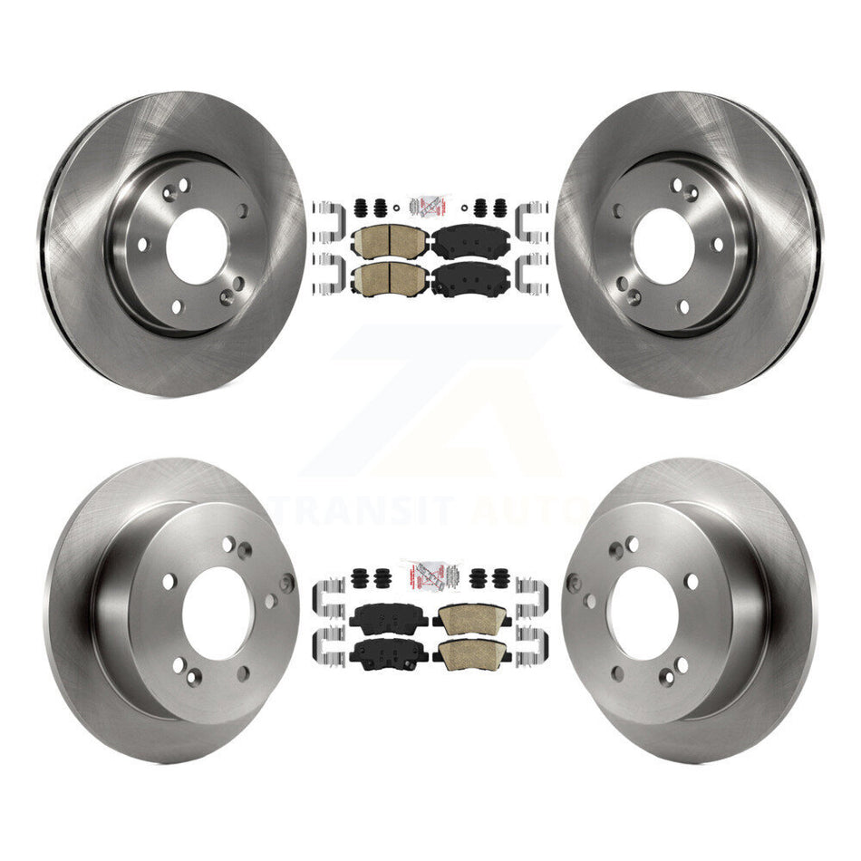 Front Rear Ceramic Pads And Disc Brake Rotors Kit For Hyundai Sonata 2.4L K8A-103139