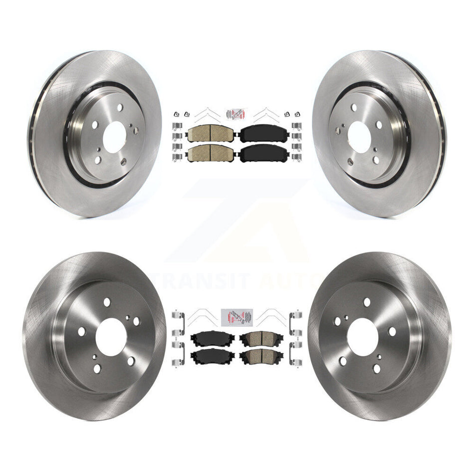 Front Rear Ceramic Pads And Disc Brake Rotors Kit For Toyota Camry Avalon TRD K8A-103151