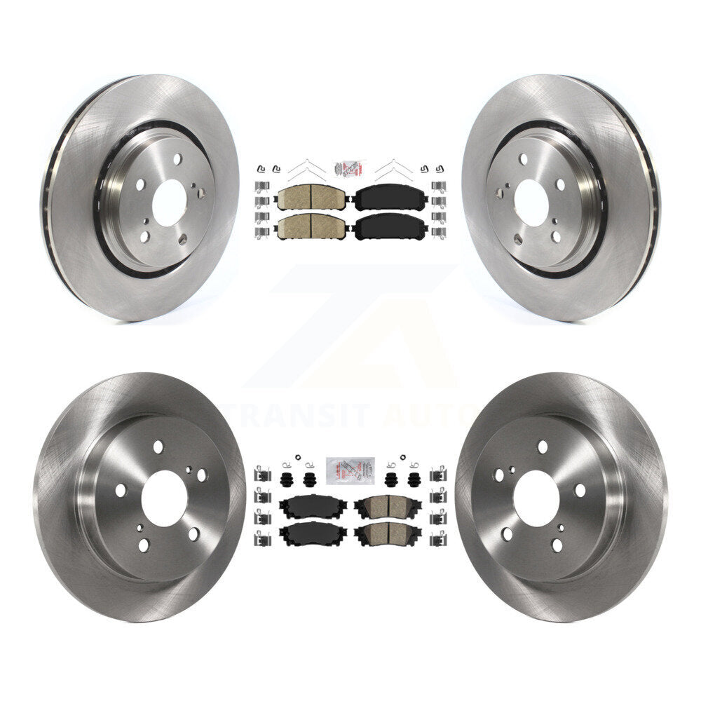 Front Rear Ceramic Pads And Disc Brake Rotors Kit For Toyota Camry Avalon TRD K8A-103152