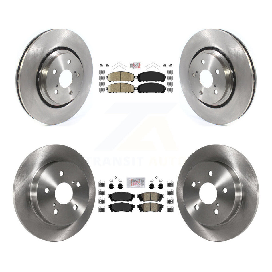 Front Rear Ceramic Pads And Disc Brake Rotors Kit For Toyota Camry Avalon TRD K8A-103152