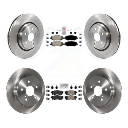 Front Rear Ceramic Pad & Disc Brake Rotors Kit For 2020 Toyota Camry XSE With TRD Package K8A-103154
