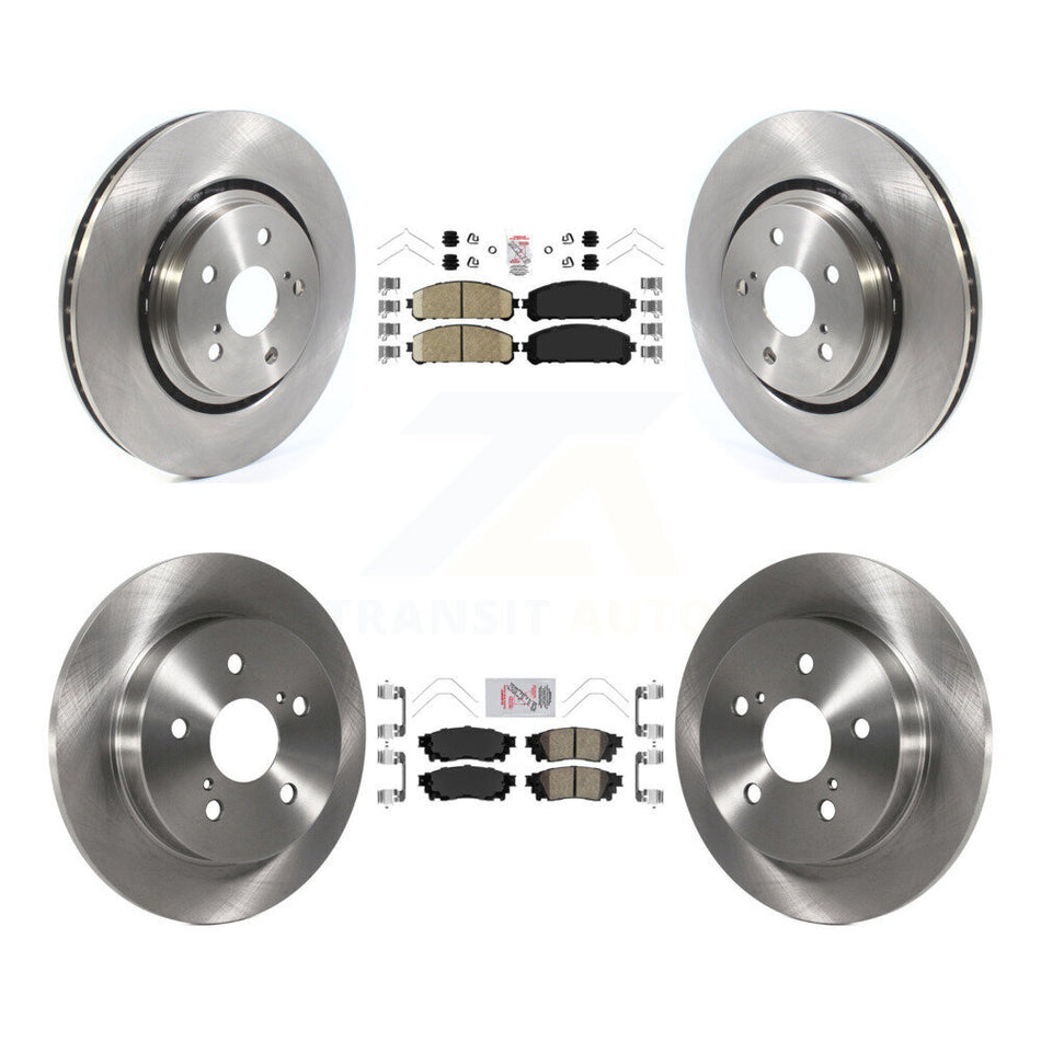 Front Rear Ceramic Pads And Disc Brake Rotors Kit For Toyota Camry Avalon TRD K8A-103155